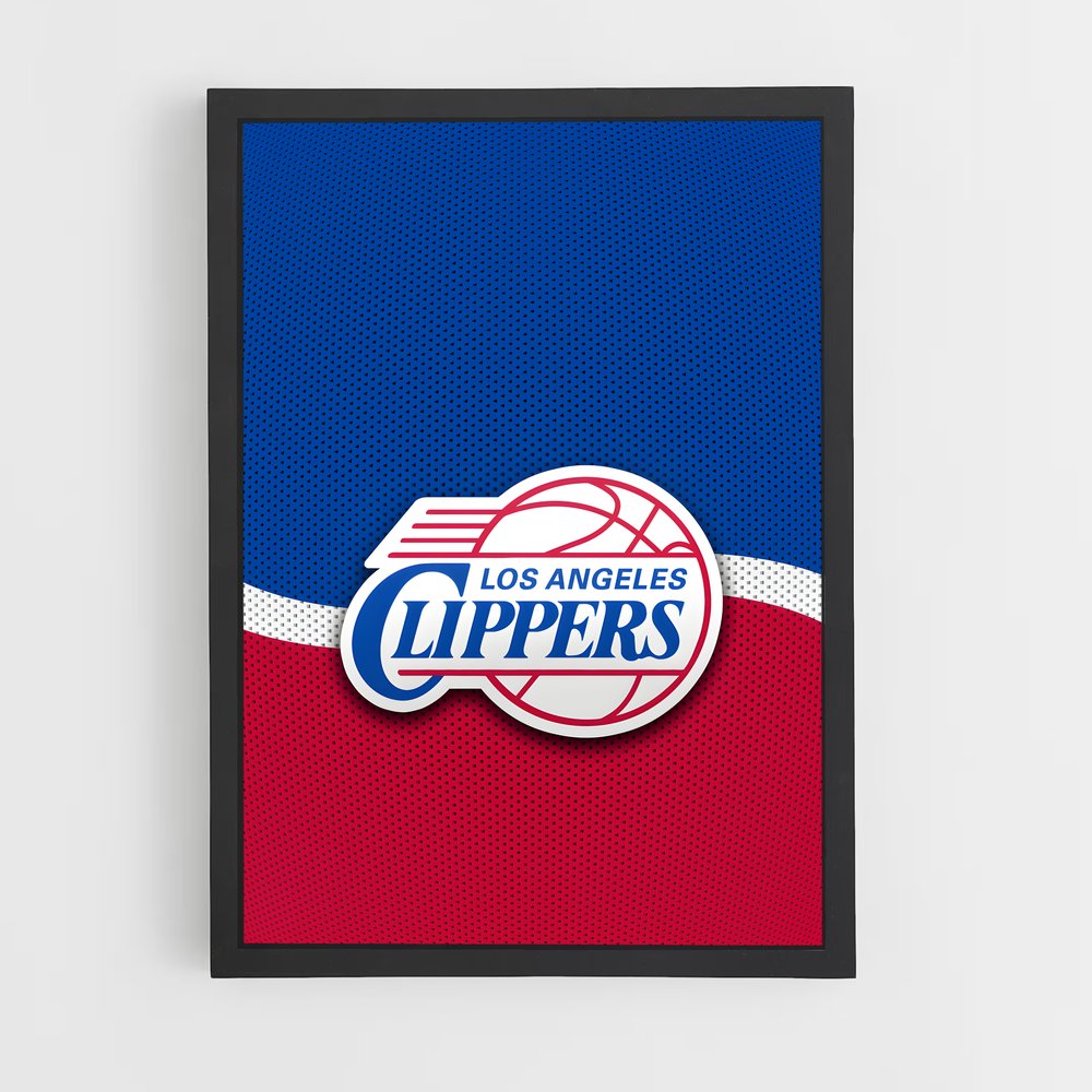 Poster Clippers Vibes – affiche Basketball (vue 2)